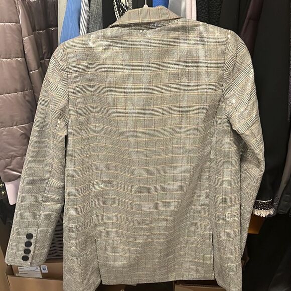 Anthropologie Maeve sequin double breasted blazer sz 0 NWT - Picture 4 of 4